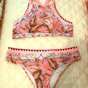Two piece bikini. Size large top and bottom